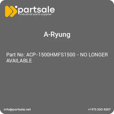 acp-1500hmfs1500-no-longer-available