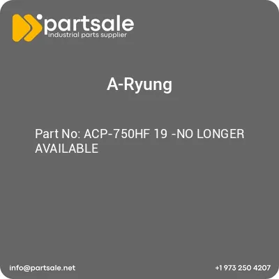 acp-750hf-19-no-longer-available