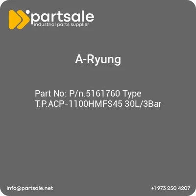 a-ryung-pn5161760-type-tpacp-1100hmfs45-30l3bar