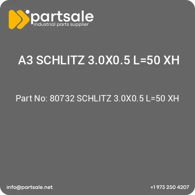 80732-schlitz-30x05-l50-xh