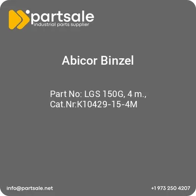 abicor-binzel-lgs-150g-4-m-catnrk10429-15-4m