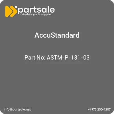 accustandard-astm-p-131-03