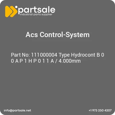 111000004-type-hydrocont-b-0-0-a-p-1-h-p-0-1-1-a-4000mm