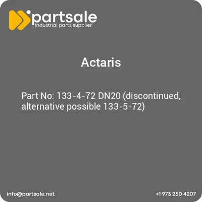 133-4-72-dn20-discontinued-alternative-possible-133-5-72