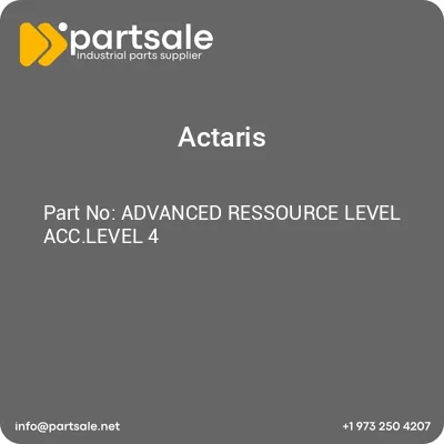 actaris-advanced-ressource-level-acclevel-4