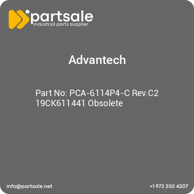 advantech-pca-6114p4-c-revc2-19ck611441-obsolete