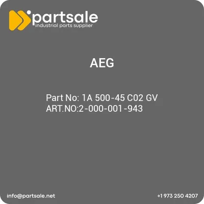 1a-500-45-c02-gv-artno2-000-001-943