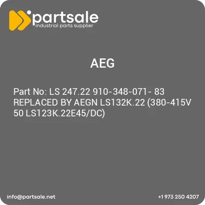 aeg-ls-24722-910-348-071-83-replaced-by-aegn-ls132k22-380-415v-50-ls123k22e45dc