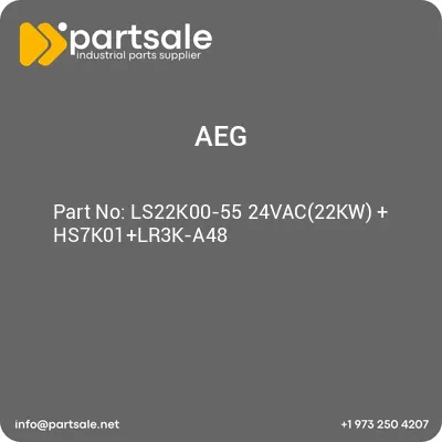 aeg-ls22k00-55-24vac22kw-hs7k01lr3k-a48
