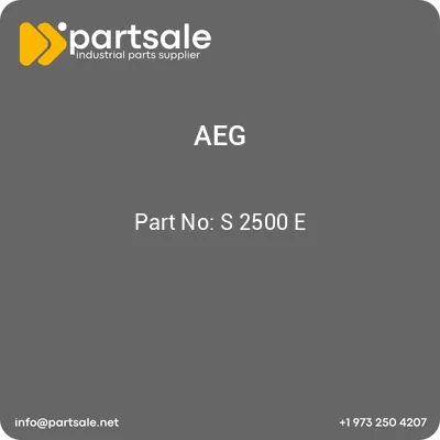 aeg-s-2500-e