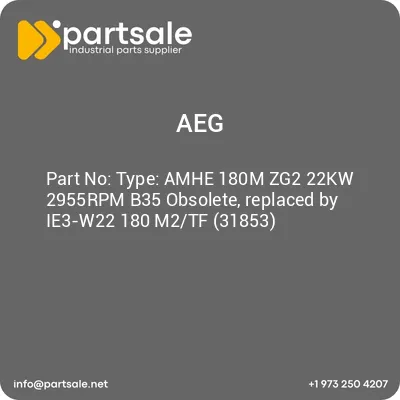 type-amhe-180m-zg2-22kw-2955rpm-b35-obsolete-replaced-by-ie3-w22-180-m2tf-31853