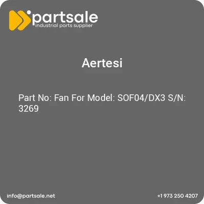 fan-for-model-sof04dx3-sn-3269