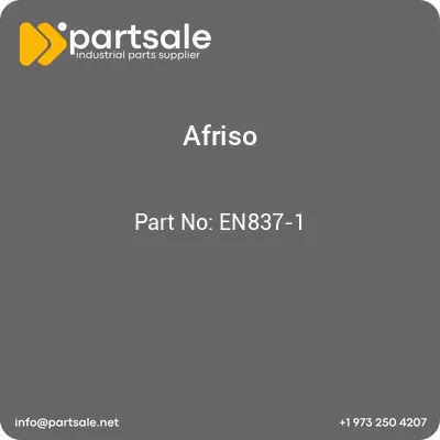 afriso-en837-1