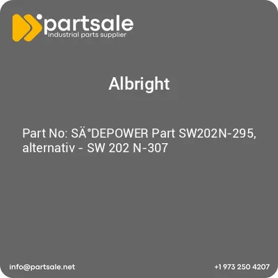 sadepower-part-sw202n-295-alternativ-sw-202-n-307