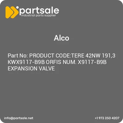 product-codetere-42nw-1913-kwx9117-b9b-orfis-num-x9117-b9b-expansion-valve