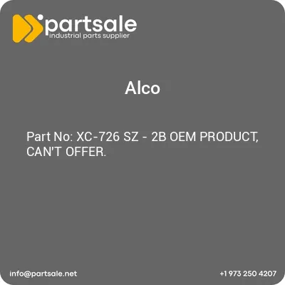 alco-xc-726-sz-2b-oem-product-cant-offer