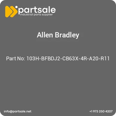 allen-bradley-103h-bfbdj2-cb63x-4r-a20-r11