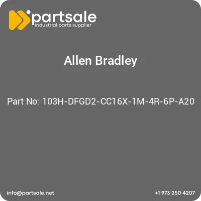 allen-bradley-103h-dfgd2-cc16x-1m-4r-6p-a20