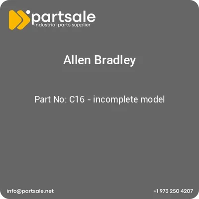 allen-bradley-c16-incomplete-model