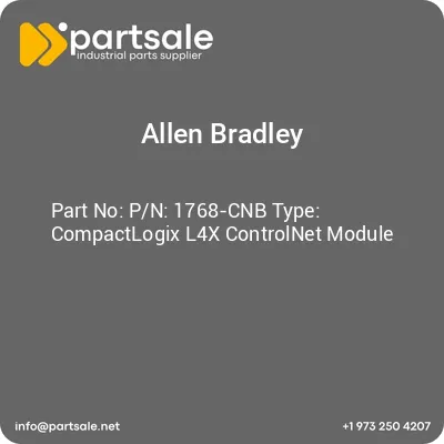 allen-bradley-pn-1768-cnb-type-compactlogix-l4x-controlnet-module