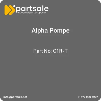 alpha-pompe-c1r-t