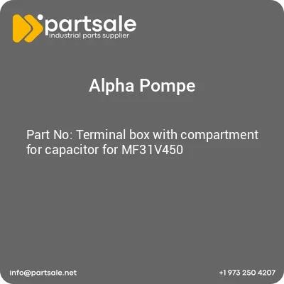 alpha-pompe-terminal-box-with-compartment-for-capacitor-for-mf31v450