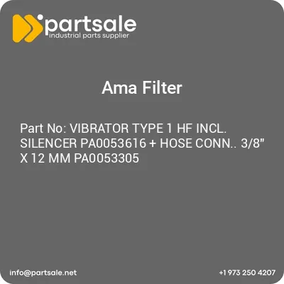 vibrator-type-1-hf-incl-silencer-pa0053616-hose-conn-38-x-12-mm-pa0053305