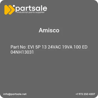 amisco-evi-5p-13-24vac-19va-100-ed-04nh13031