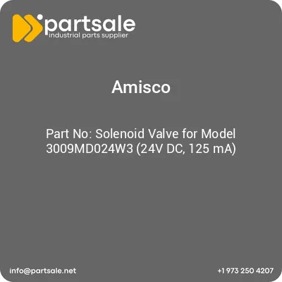 amisco-solenoid-valve-for-model-3009md024w3-24v-dc-125-ma