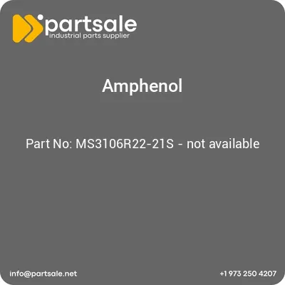 ms3106r22-21s-not-available