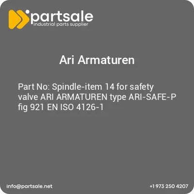 spindle-item-14-for-safety-valve-ari-armaturen-type-ari-safe-p-fig-921-en-iso-4126-1