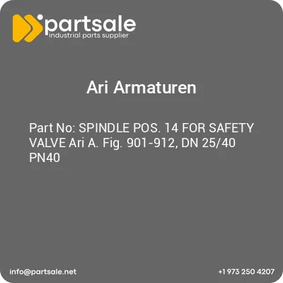 spindle-pos-14-for-safety-valve-ari-a-fig-901-912-dn-2540-pn40