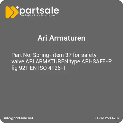 spring-item-37-for-safety-valve-ari-armaturen-type-ari-safe-p-fig-921-en-iso-4126-1