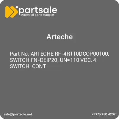 arteche-rf-4r110dcop00100-switch-fn-deip20-un110-vdc-4-switch-cont