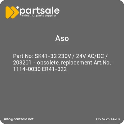 sk41-32-230v-24v-acdc-203201-obsolete-replacement-artno-1114-0030-er41-322