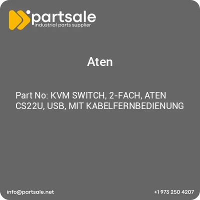 aten-kvm-switch-2-fach-aten-cs22u-usb-mit-kabelfernbedienung