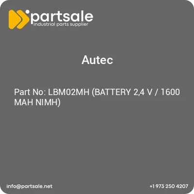 autec-lbm02mh-battery-24-v-1600-mah-nimh