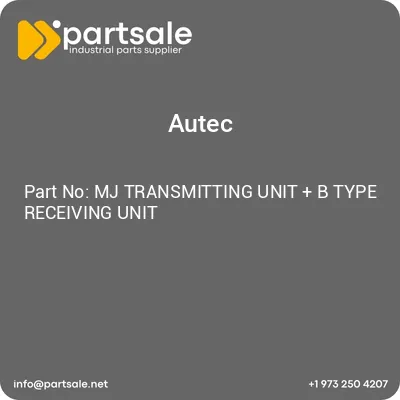 autec-mj-transmitting-unit-b-type-receiving-unit