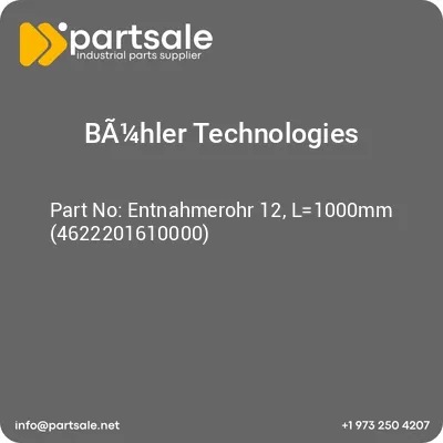 ba14hler-technologies-entnahmerohr-12-l1000mm-4622201610000