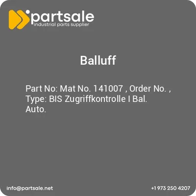 balluff-mat-no-141007-order-no-type-bis-zugriffkontrolle-i-bal-auto
