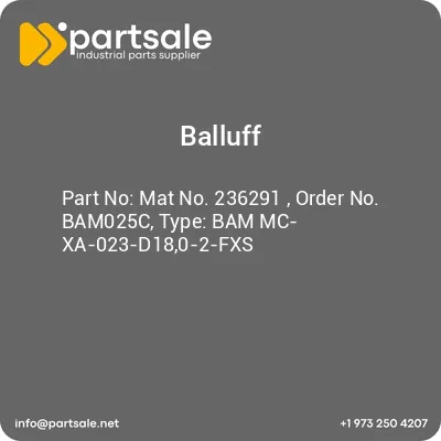 balluff-mat-no-236291-order-no-bam025c-type-bam-mc-xa-023-d180-2-fxs
