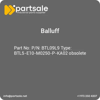 balluff-pn-btl09l9-type-btl5-e10-m0250-p-ka02-obsolete