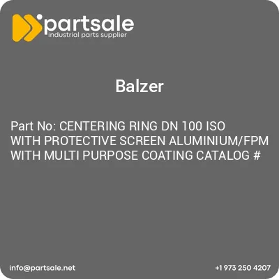 balzer-centering-ring-dn-100-iso-with-protective-screen-aluminiumfpm-with-multi-purpose-coating-catalog