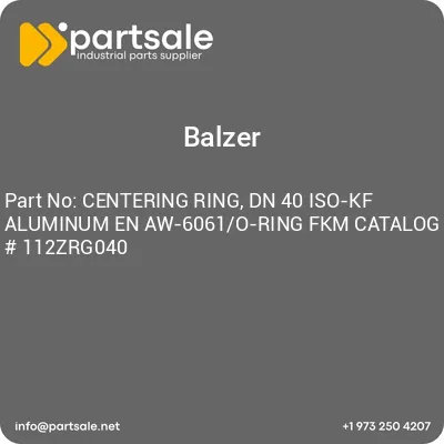 balzer-centering-ring-dn-40-iso-kf-aluminum-en-aw-6061o-ring-fkm-catalog-112zrg040