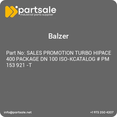 balzer-sales-promotion-turbo-hipace-400-package-dn-100-iso-kcatalog-pm-153-921-t