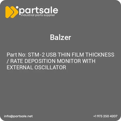 stm-2-usb-thin-film-thickness-rate-deposition-monitor-with-external-oscillator