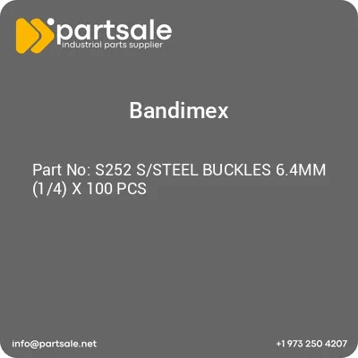 bandimex-s252-ssteel-buckles-64mm-14-x-100-pcs