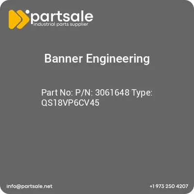 banner-engineering-pn-3061648-type-qs18vp6cv45