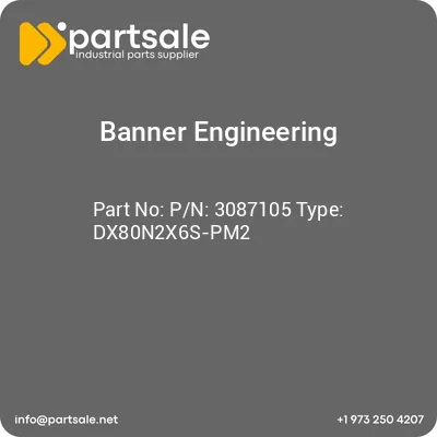 banner-engineering-pn-3087105-type-dx80n2x6s-pm2