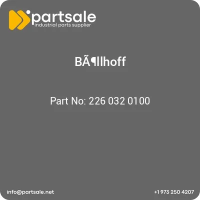 ballhoff-226-032-0100